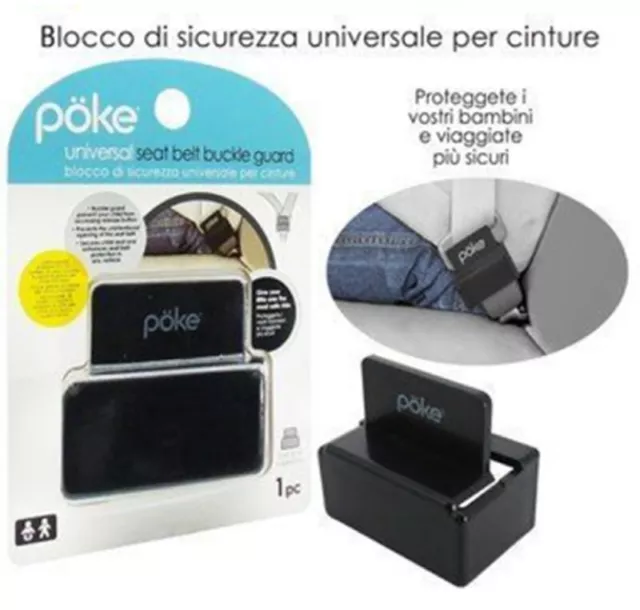 Blocco di Sicurezza Universale per Cinture Seggiolino Auto Bambino  1 pz Poke