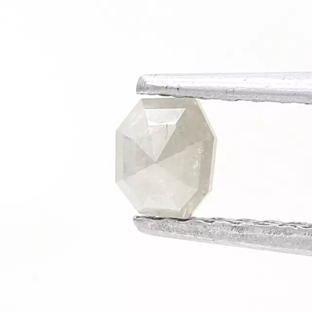 0.49Ct 4.8MM Natural Loose Grey Color Rosecut Beautiful Engagement Diamond