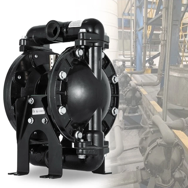 AIROPERATED WASTE OIL Transfer Pump 35Gpm Pneumatic Dual Diaphragm