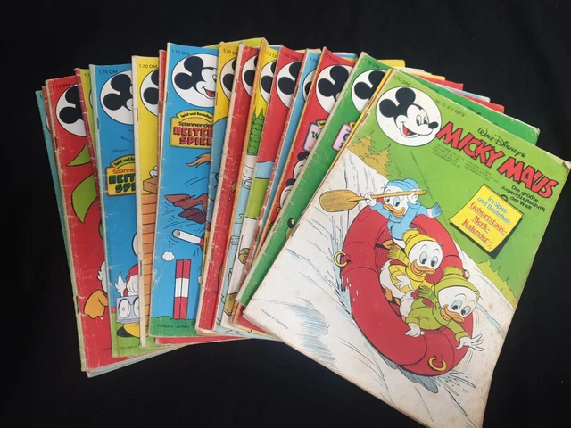 16 Micky Maus Hefte Konvolut / Sammlung 1979 davon 2 mit Beilage