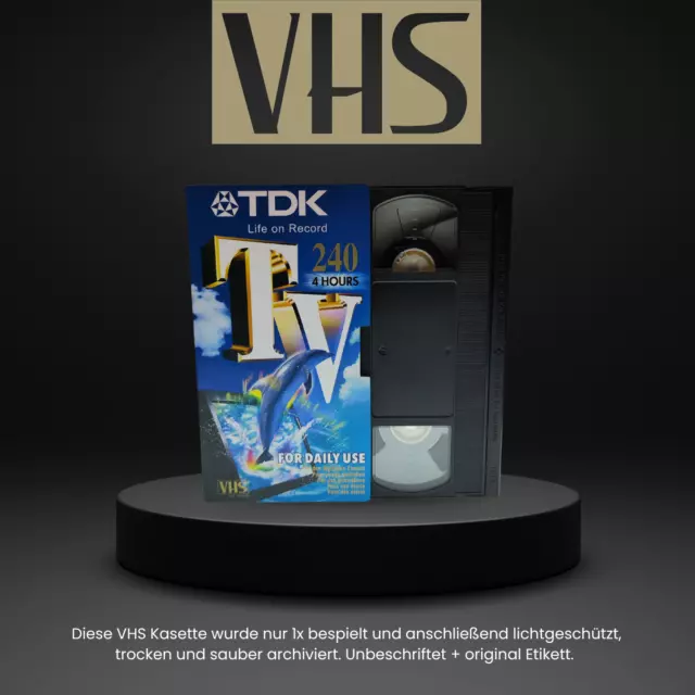 20 Stück | TDK TV E-240 | VHS Leerkassetten | nur 1x bespielt + neue Etiketten