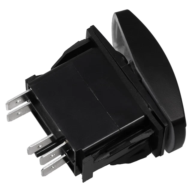 Interrupteur Bascule 3 Broches LED Bleu 12V-24V – Klaxon Voiture, Bateau, Caravane, Marine