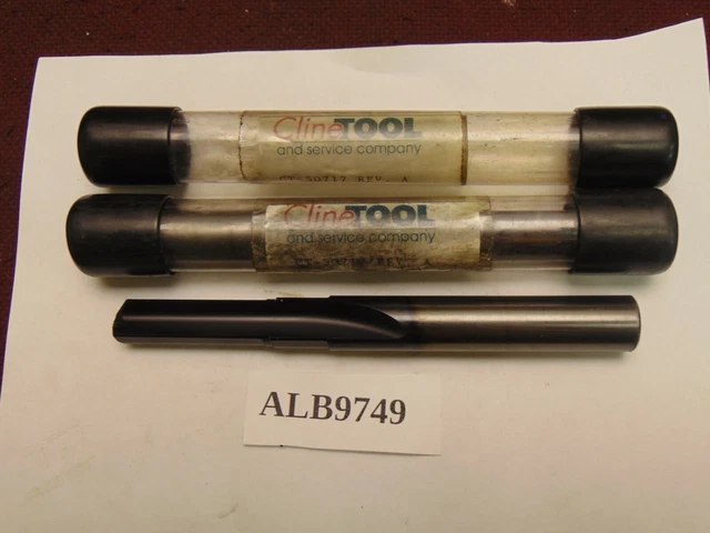 Cline Tool 37/64-41/64  Ct50717 Carbide Coolant Thru Stepdrill Lot Of 2 Alb 9749