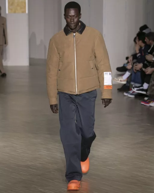 FW ‘20 Heron Preston Runway Moleskin Padded Jacket (LOOK#3)