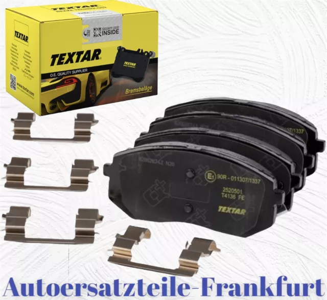 TEXTAR Bremsbeläge VORNE KIA SPORTAGE SOUL OPTIMA HYUNDAI ix35 SONATA i40 TUCSON