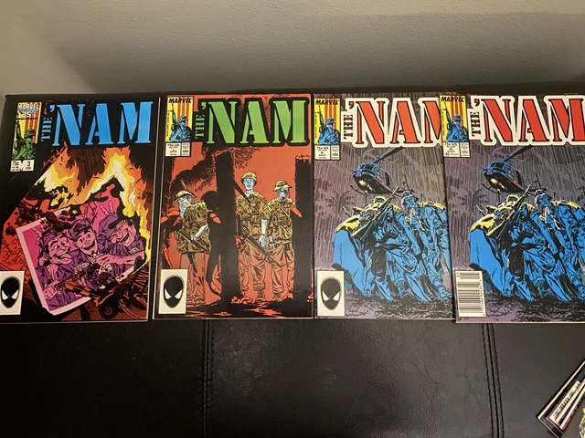 The 'Nam Comic Book Lot of Nine 3 5 6 6 8 9 10 11, in Country Nam2   VF/NM 2