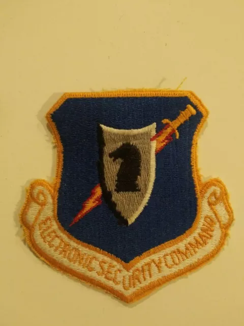 VINTAGE USAF 1980/90'S Electronic Security Command Patch $8.10 ...