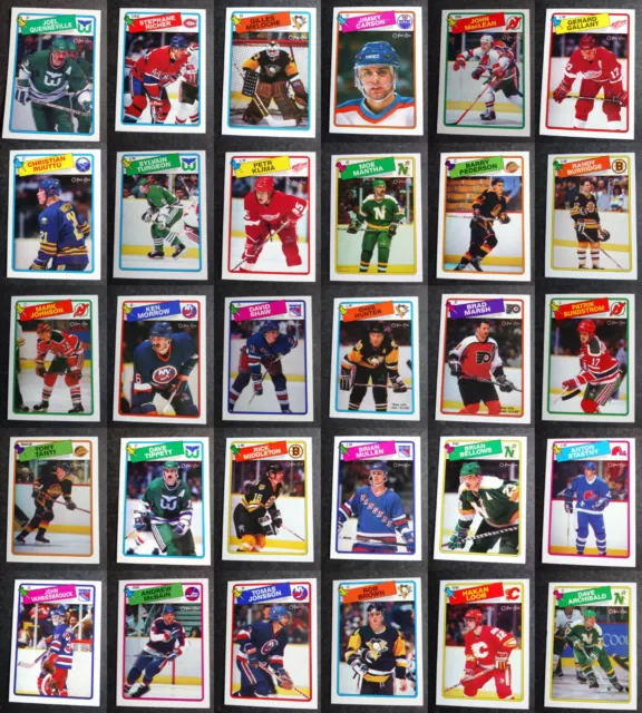1988-89 O-Pee-Chee OPC Hockey Cards Complete Your Set U You Pick List 1-132