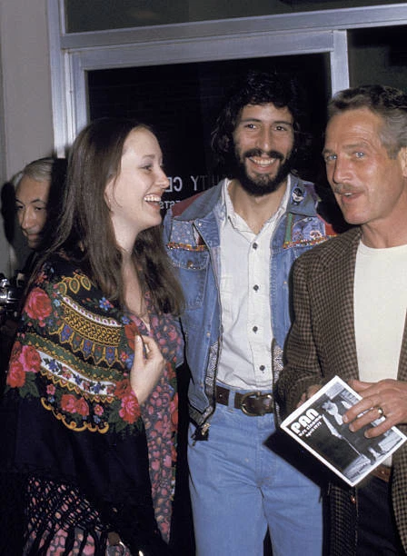 PAUL NEWMAN DAUGHTER Susan Newman and Guest at 35th Annivers - 1973 Old