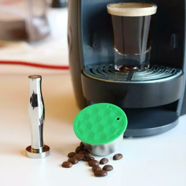 Reusable Refillable Coffee Pod Capsule Tamper For Nescafé Dolce Gusto Machine