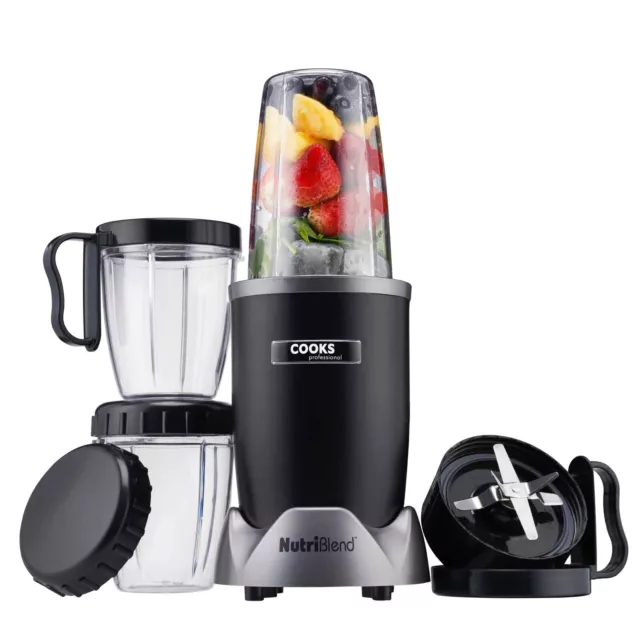 Cooks Professional 9 Piece Nutriblend Blender Smoothie Maker Juicer