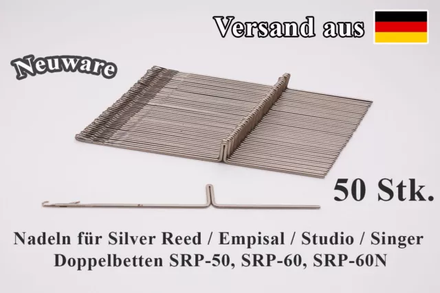 50 Nadeln Strickmaschine Silver Reed / Empisal / Studio Doppelbett SRP-50 SRP-60