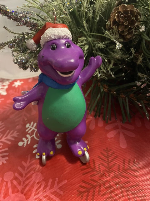 BARNEY THE PURPLE Dinosaur Hallmark Christmas Ornament BARNEY on Skates 1994 $13.00 - PicClick