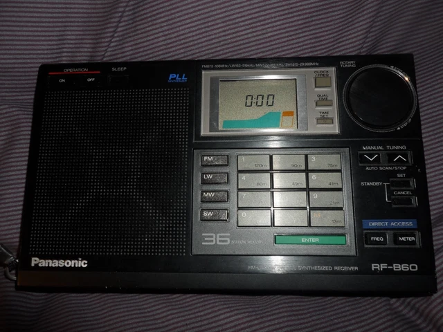 National RF-B60 PLL SYNTHESIZED RECEIVER