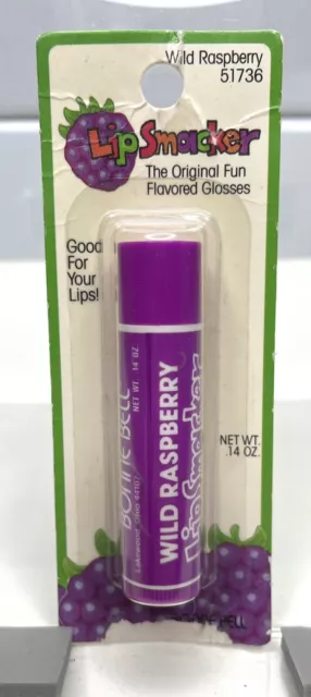 Vintage NOS 80s 90s Lip Smacker Lip Balm RARE Wild Raspberry Bonne Bell NEW