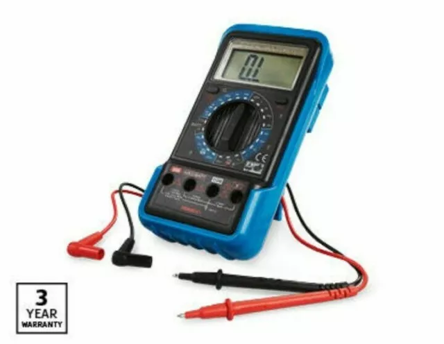NEW FERREX DIGITAL Voltmeter Ammeter AC DC Tester 3 Yrs Warranty PicClick UK