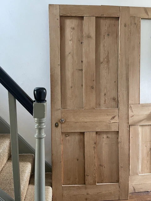 Reclaimed original Victorian 4 Panel Internal Pine Doors. shaker style