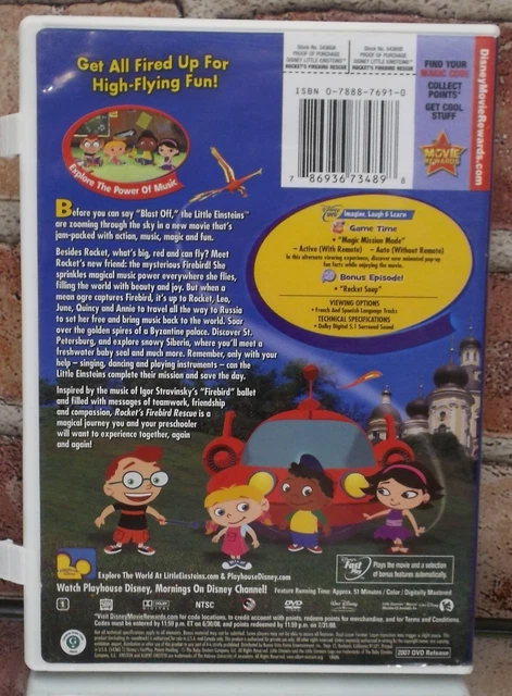Little Ink Rockets DISNEYS LITTLE EINSTEINS - Rockets Fireb DVD $17.97 - PicClick CA
