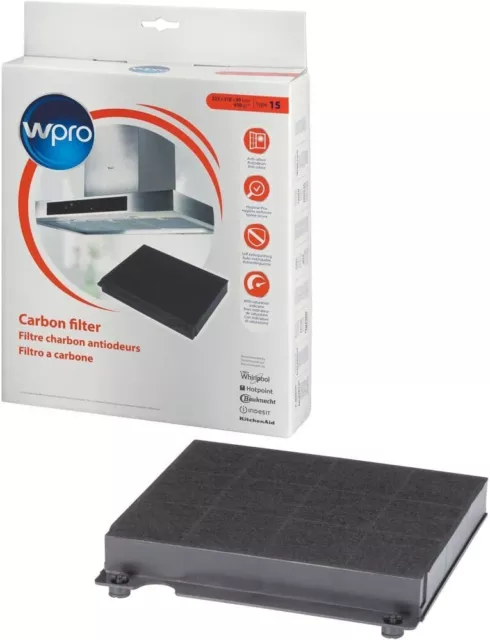 Wpro Chf 15/1 Tipo 15 Filtro de Carbono Activo para Campana Extractora