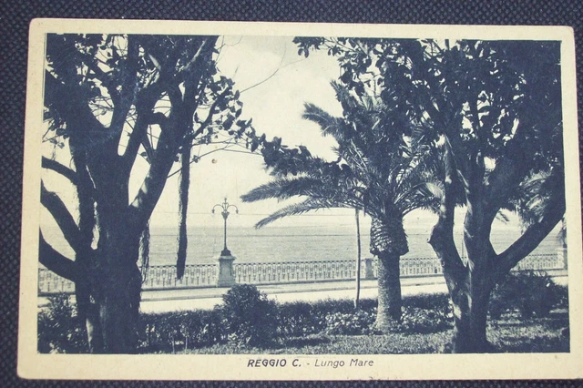 1950 REGGIO CALABRIA LUNGOMARE antica cartolina old postcard EUR 7,50