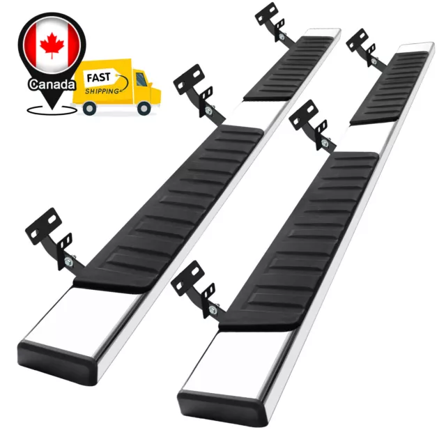 For 09-18 Dodge Ram 1500 Crew Cab 6" Nerf Bar Side Step Running Board Stainless