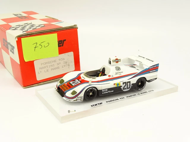 PORSCHE 936 Spyder Turbo 24h Le Mans 1976 Winner #20 Ickx Martini Ra Werk83 1:18