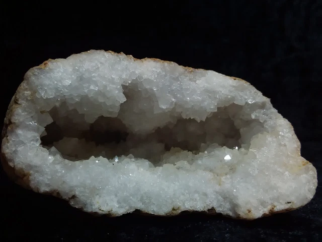 Quarz, Schneequarz geode aus Ouled Bou Ali, Khouribga. Sahara, Marokko # 2