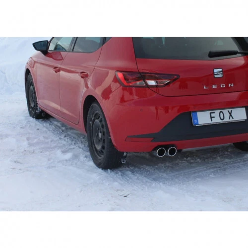 Fox Rennsportanlage 2X80Mm Typ 16 Für Seat Leon Typ 5F Sc