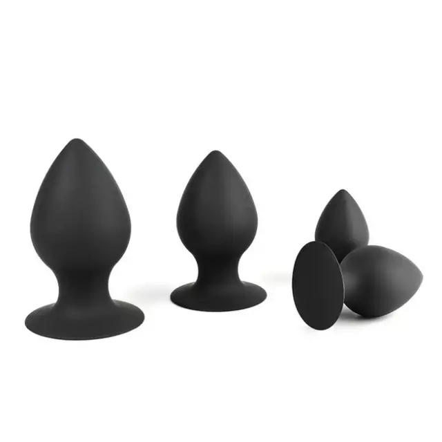 SexToy Plug Anal à ventouse Silicone Bijou Intime Sexe Toy RoseBud Femme Homme