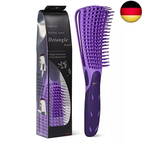 BESTOOL Haarbürste, Entwirrbürste für Naturhaar für Afro Haare 3a bis 4c Ver