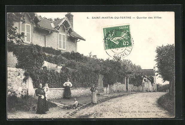 CPA Saint-Martin-du-Tertre, Quartier des Villas