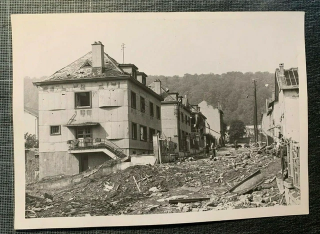 LIV3476 Original Vintage Photograph, Meurthe and Moselle Pompey? WW2 War