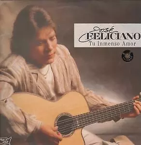 Jose Feliciano Tu Inmenso Amor LP vinyl Spain Hispa Vox 1987 sleeve has sticker