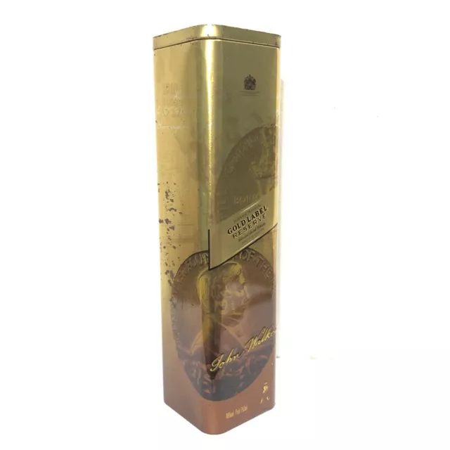 Johnnie Walker Gold Label Reserve Empty Tin Box Design 2012 Limited Edition