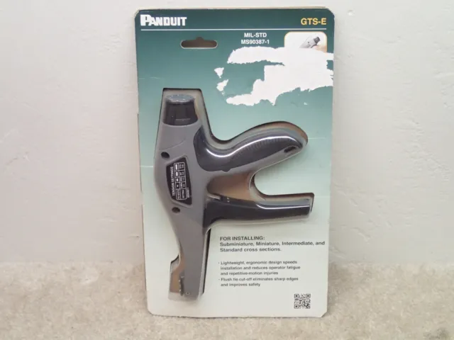 Panduit GTS-E Cable Tie Installation Tool Made in USA Nice Unused