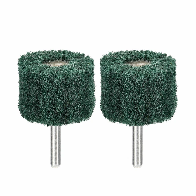 Abrasive Wheels 40mm x 30mm Buffing Polishing Wheels with 6mm Shank 2pcs