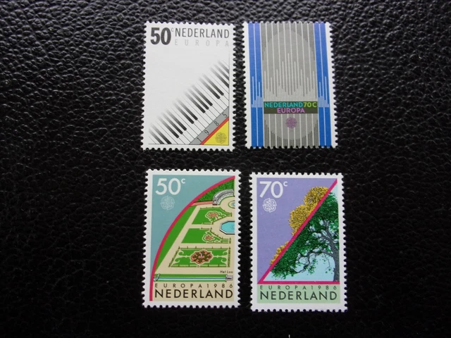 PAYS-BAS - timbre yvert/tellier n° 1244 1245 1262 1263 n** MNH (A65)