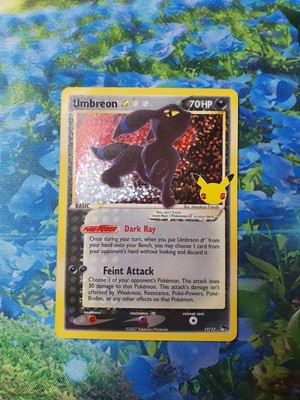 UMBREON GOLD STAR TCG 17/17 Celebrations 25th Anniversary Pokemon Card
