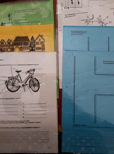 VERKEHRSERZIEHUNG JUGENDVERKEHRSSCHULE FAHRRADPRÜFUNG Klasse 4 KV AB