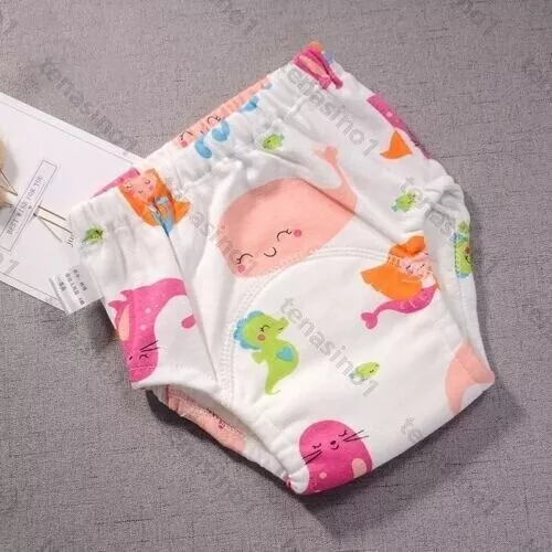 2Baby Nappies Toddler Reusable Diaper Kids Potty Training Pants Breathable Breif 3