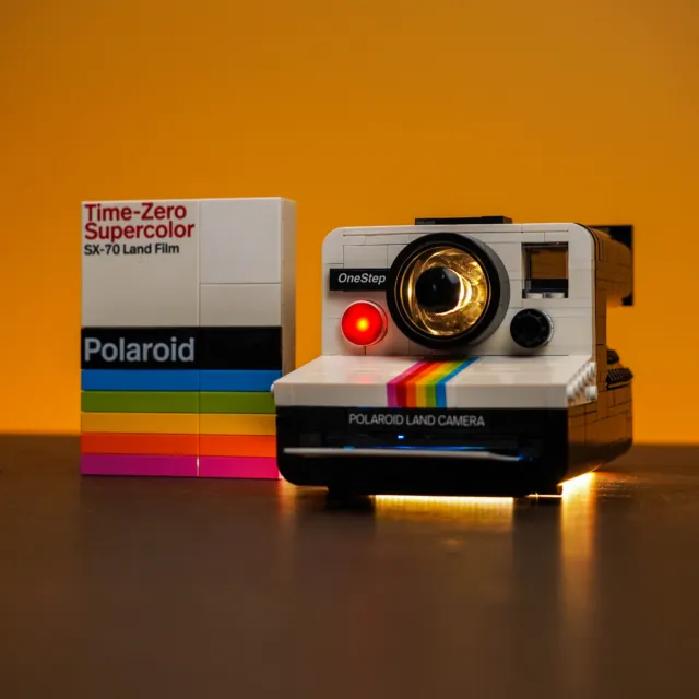 LocoLee LED Licht Kit für Lego 21345 Polaroid OneStep SX-70 Kamera Beleuchtung