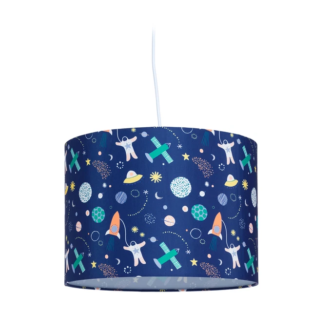 OOVOV Bleu étoile lune Plafonnier, LED Dessin animé Plafonniers pour Chambre d'enfants Chambre