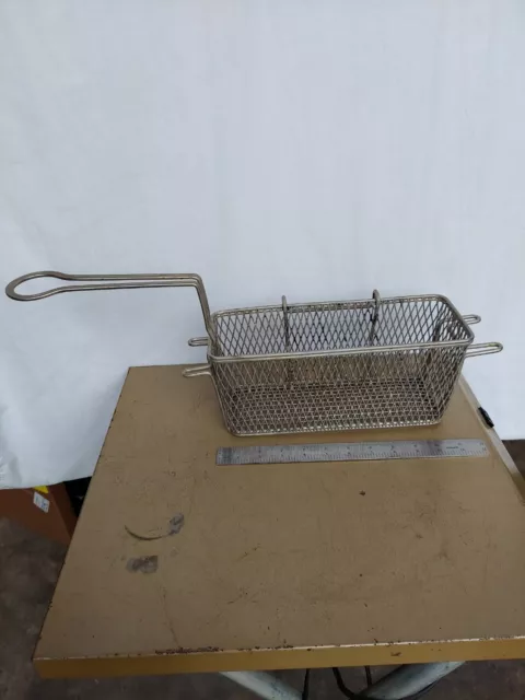 Star 530L Left Hang Fry Basket  11.25in Lenght 4.25in Width 5in Depth Stainless