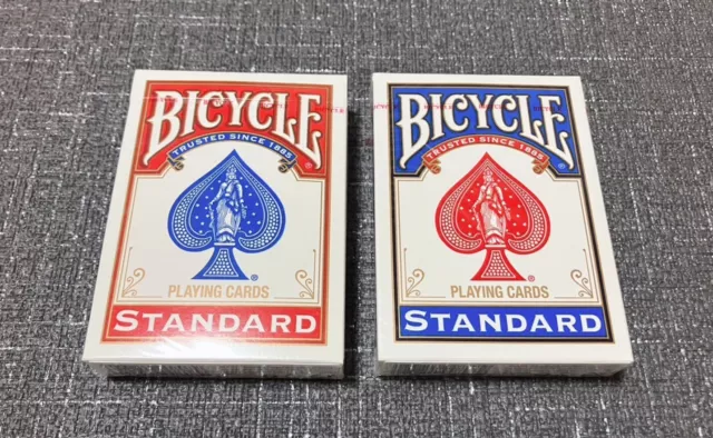 Juego de 2 barajas de cartas estándar para bicicleta nuevas selladas de Japón