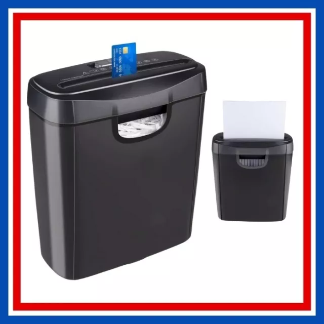 Destructeur de documents et cartes de crédit silencieux - 190W - 10L -6 feuilles