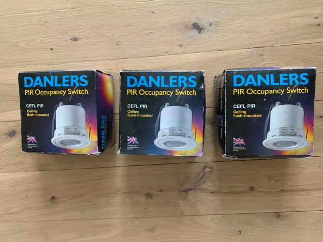 Danlers Cefl Pir CEFL PIR Belegungsschalter Decke bündig montiert x3