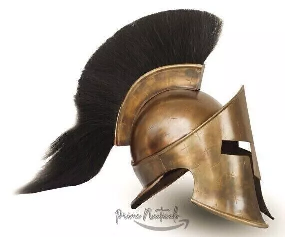 Medieval King Leonidas Helmet Antique 300 Spartan Movie Larp Knight Men Armor