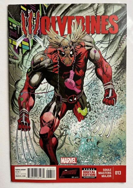 Wolverines #13 2015 Marvel Comics Deadpool Cover VF/NM