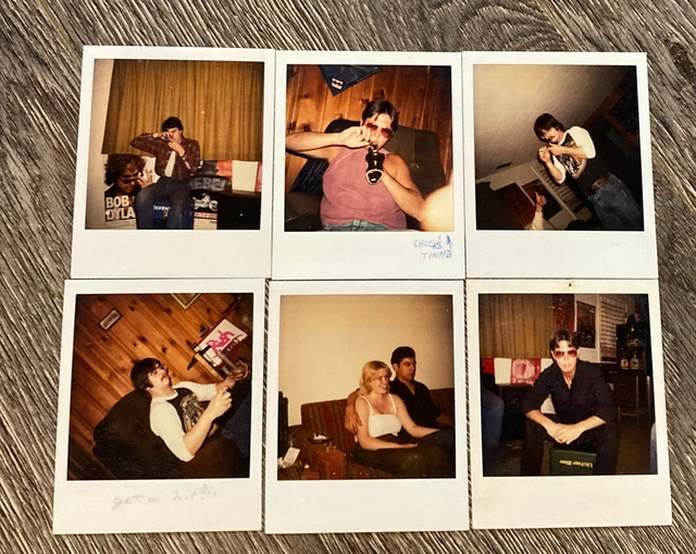 STONERS”Party”PARADISE ~ 70’-1980s POLAROID PHOTO (6) Picture Lot”L@@k”