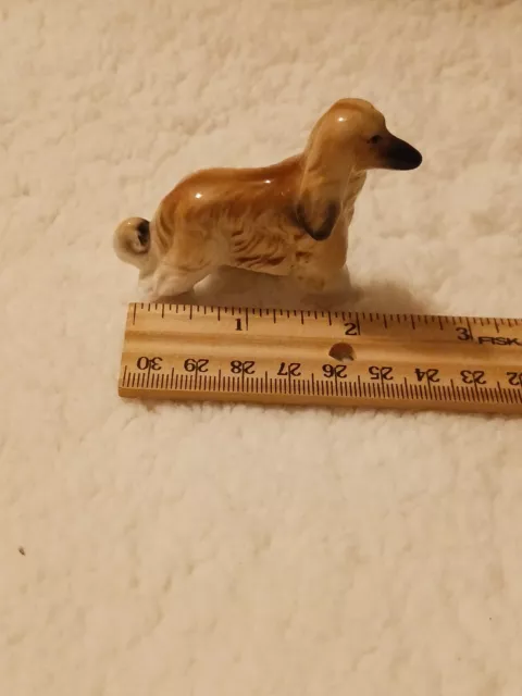 Afghan Hound figurine ...Vintage  Ceramic Porcelain